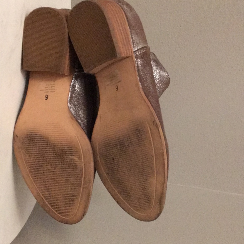 Distressed Metallic Booties - Picture 4 of 8